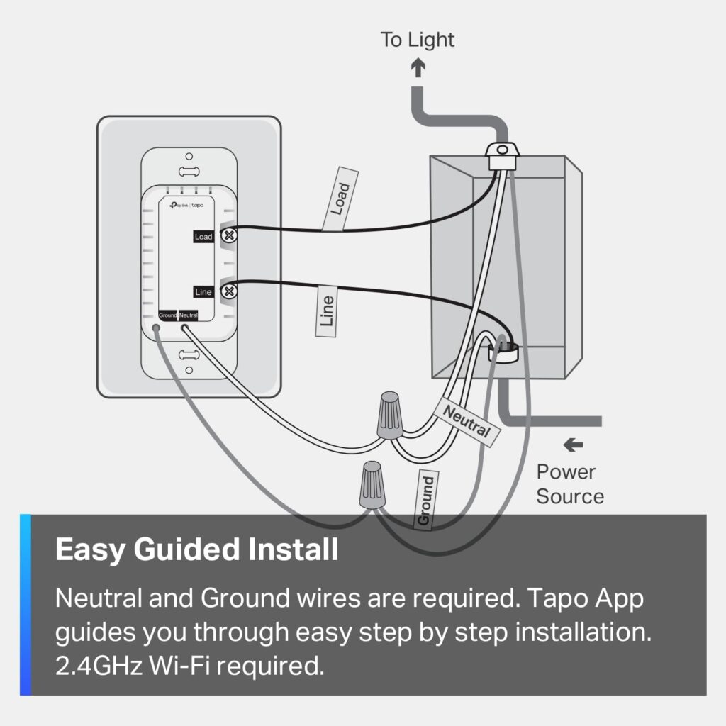 TP-Link Matter Smart Dimmer Switch: Voice Control w/Siri, Alexa  Google Assistant | UL Certified | Timer  Schedule | Easy Guided Install | Neutral Wire Required | Single Pole | Tapo S505D(2-Pack)